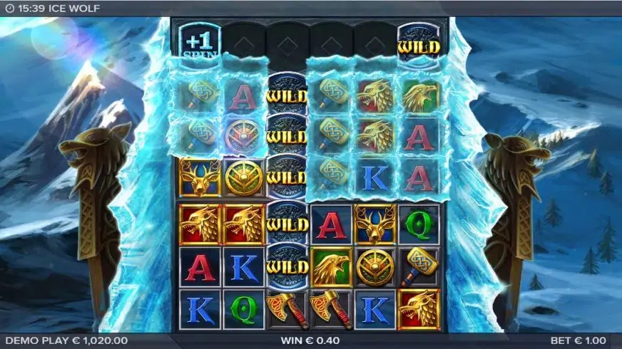 Ice Wolf slot screenshot 2