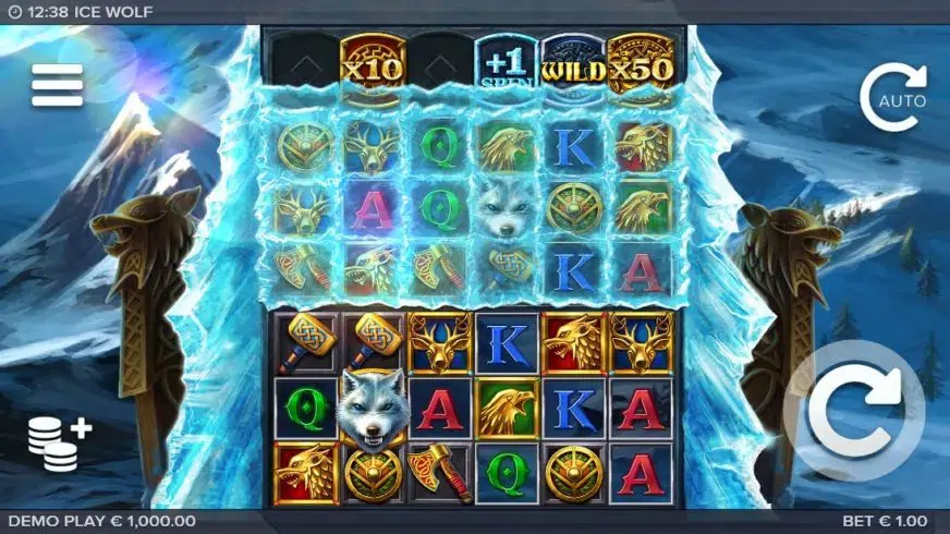 Ice Wolf slot screenshot 1