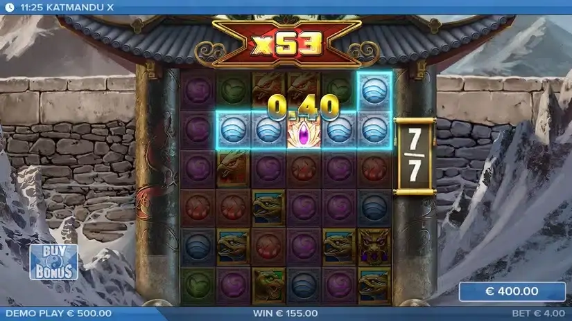 Katmandu X slot screenshot 