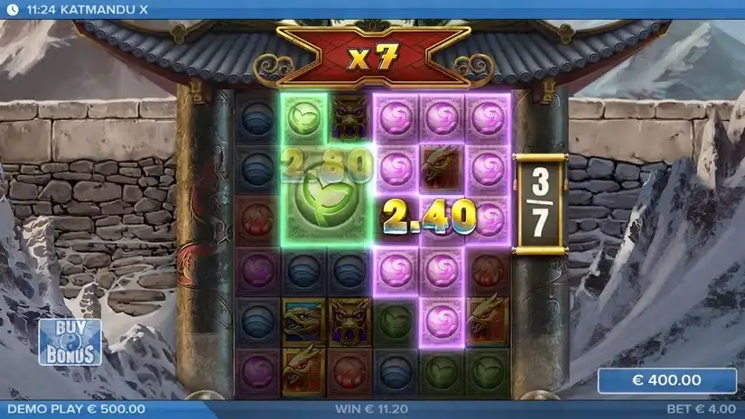 Katmandu X slot screenshot 5