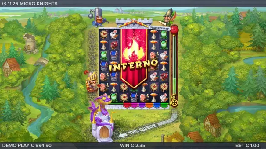Micro Knights slot screenshot 3