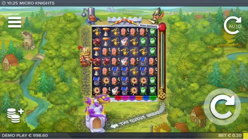 Micro Knights slot screenshot 1