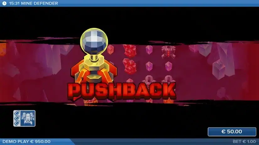 Mine Defender slot screenshot 3