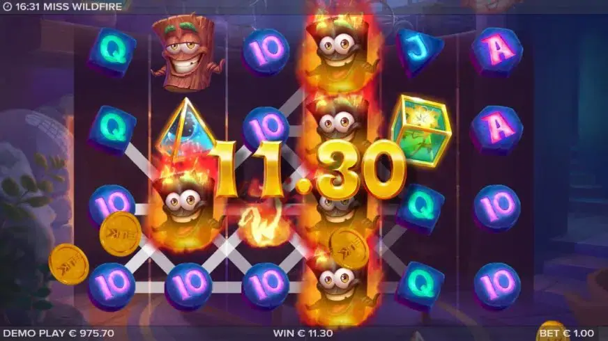 Miss Wildfire slot screenshot 
