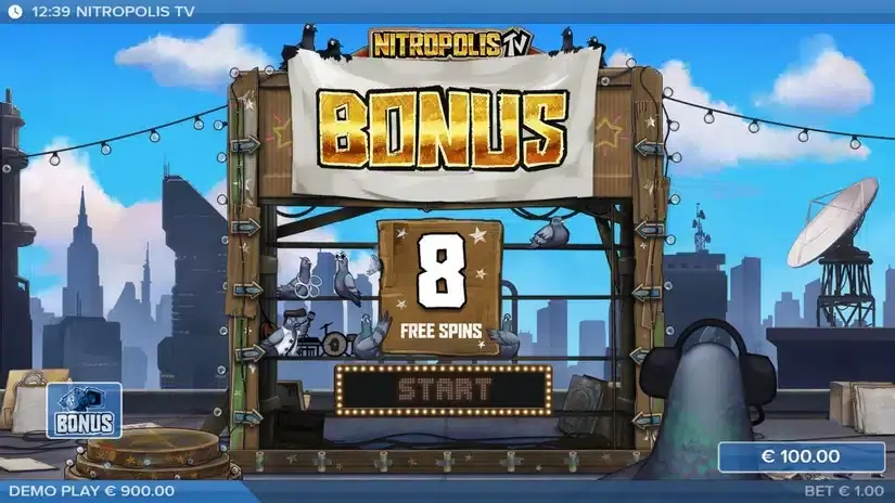 Nitropolis TV slot screenshot 3