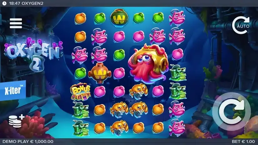Oxygen 2 slot screenshot