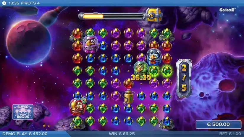 Pirots 4 slot screenshot 