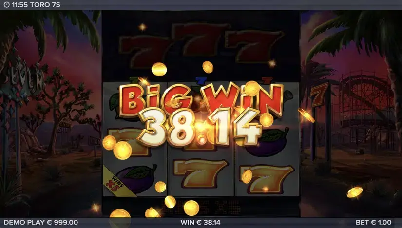 Toro 7s slot screenshot 4