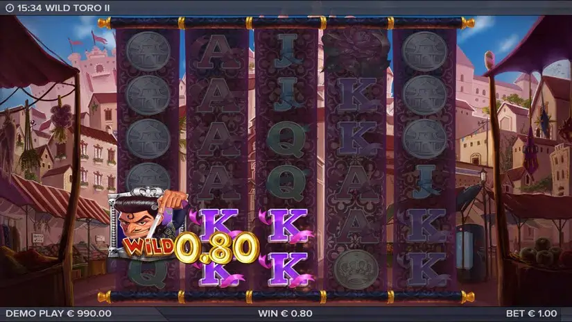 Wild Toro 2 slot screenshot 2