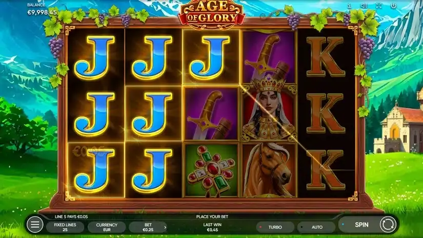 Age of Glory slot screenshot 2