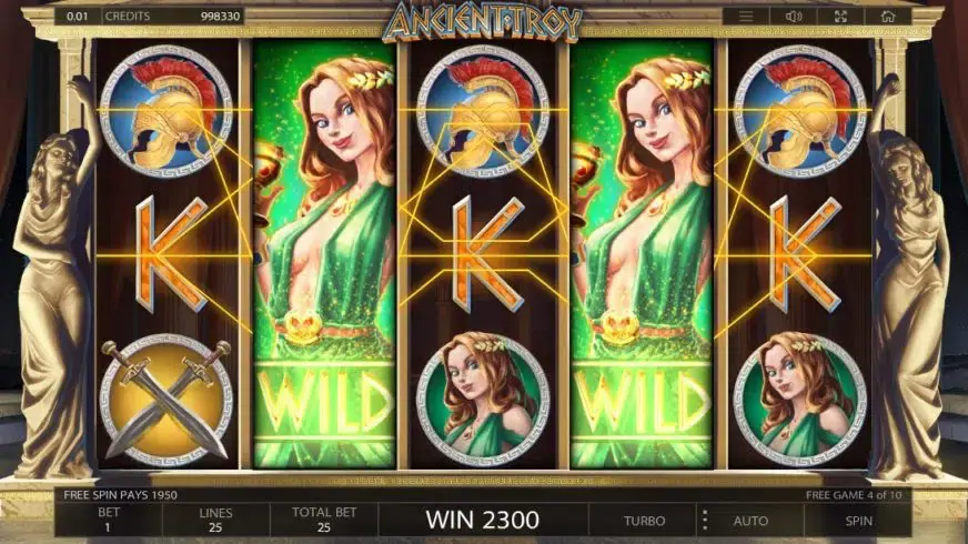 Ancient Troy slot screenshot 6