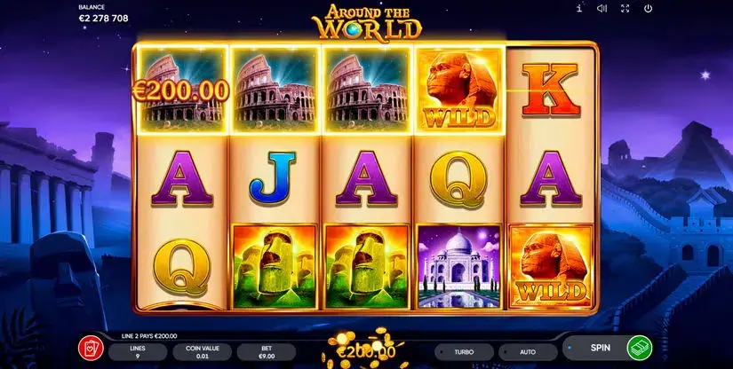 Around the World slot screenshot 4