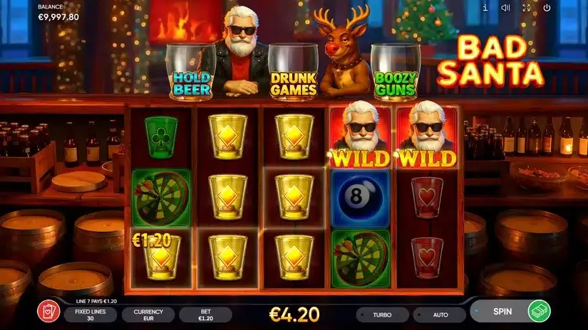 Bad Santa slot screenshot 3