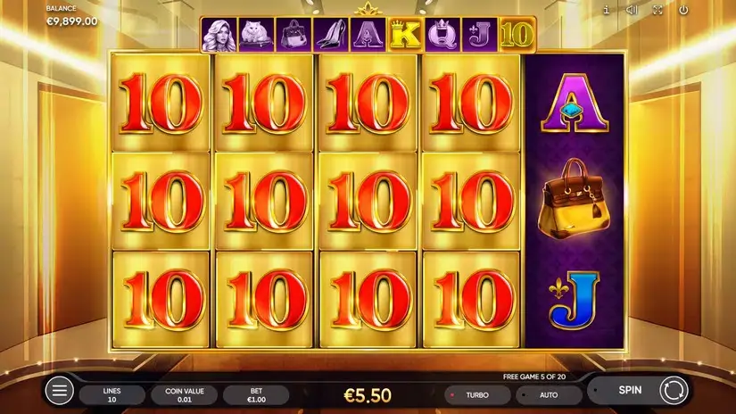 Book of Lady slot screenshot 9