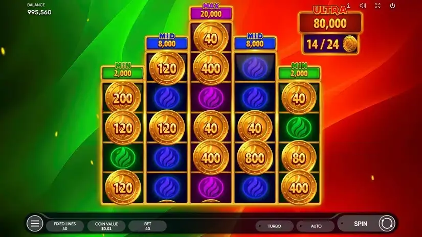 Burning Coin 40 slot screenshot 5