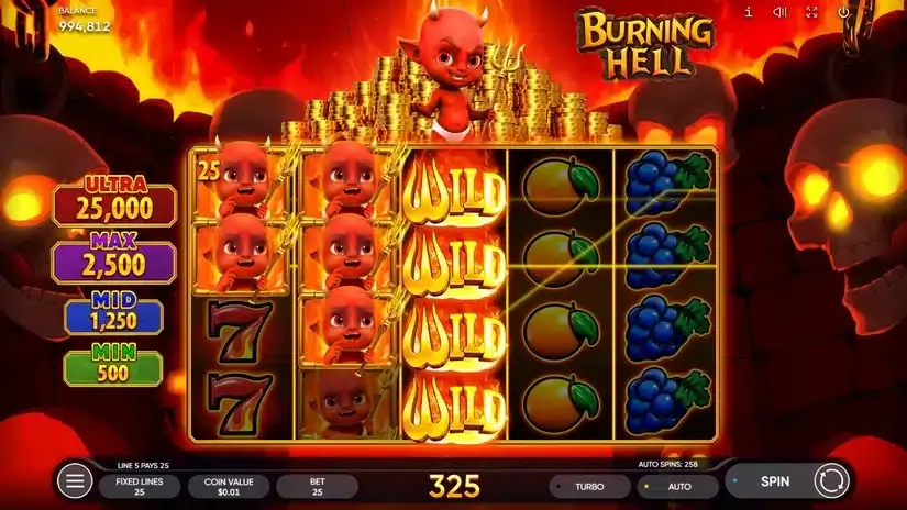 Burning Hell slot screenshot 4