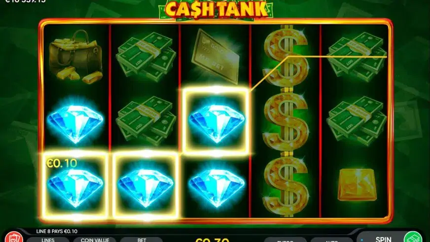 Cash Tank slot screenshot 2