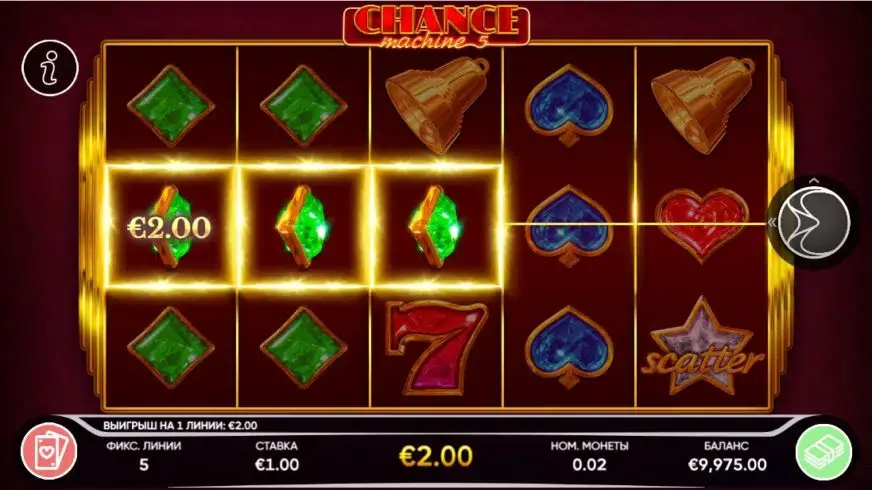 Chance Machine 5 slot screenshot 2