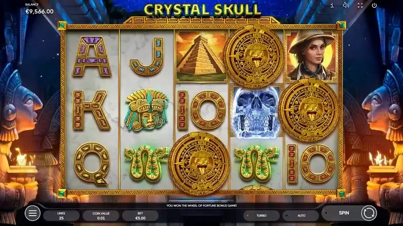 Crystal Skull slot screenshot 4