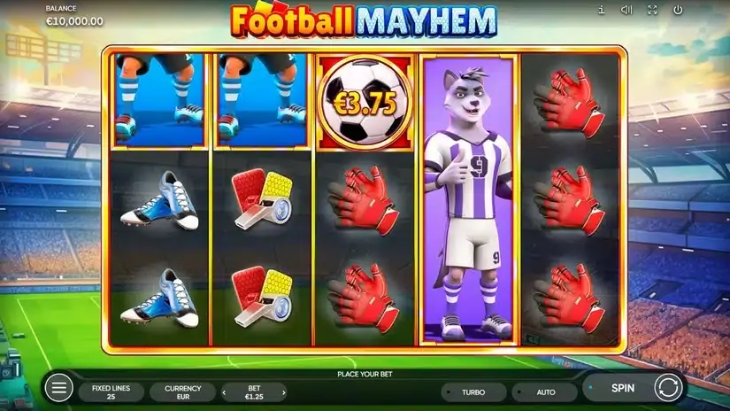 Football Mayhem slot screenshot 