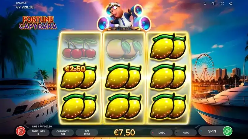 Fortune Capybara slot screenshot 3