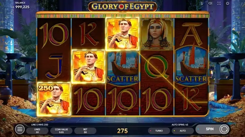 Glory of Egypt slot screenshot 4