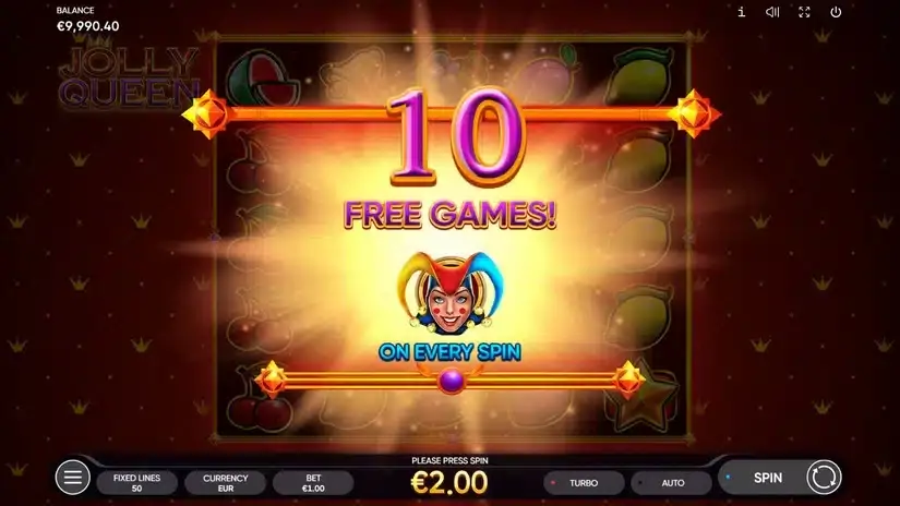 Jolly Queen slot screenshot 4