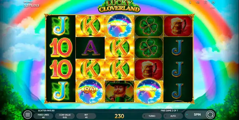 Lucky Cloverland slot screenshot 6