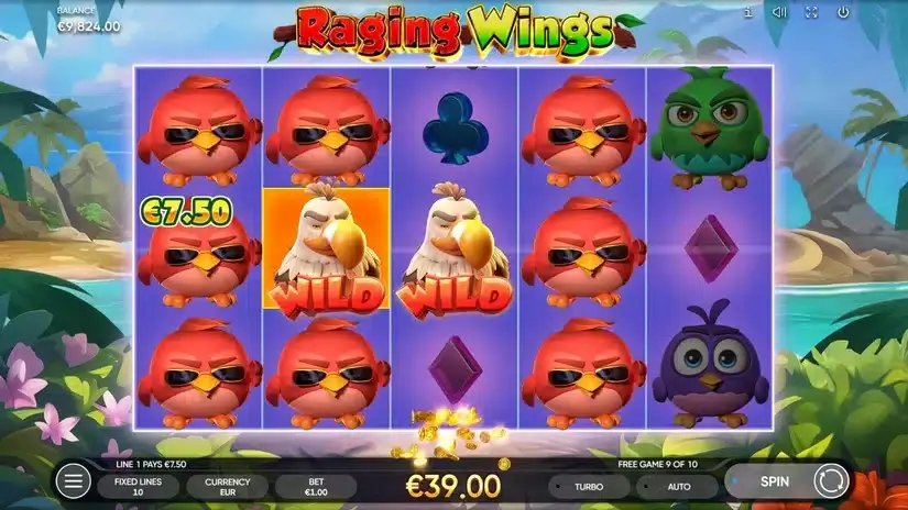 Raging Wings slot screenshot 6