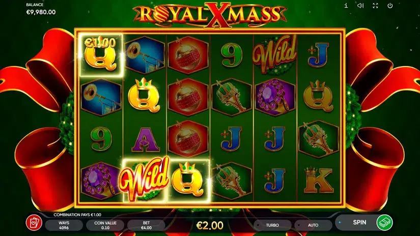 Royal Xmass slot screenshot 2