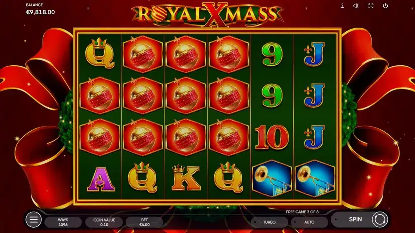 Royal Xmass slot screenshot 7