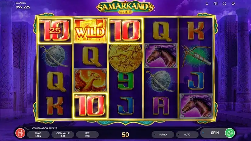 Samarkand’s Gold slot screenshot 2