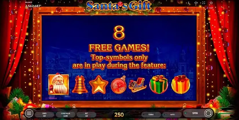 Santa’s Gift slot screenshot 3