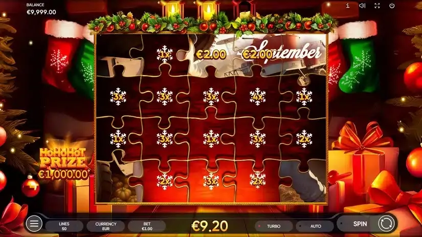 Santa’s Puzzle slot screenshot 4