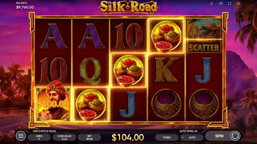 Silk Road slot screenshot 5