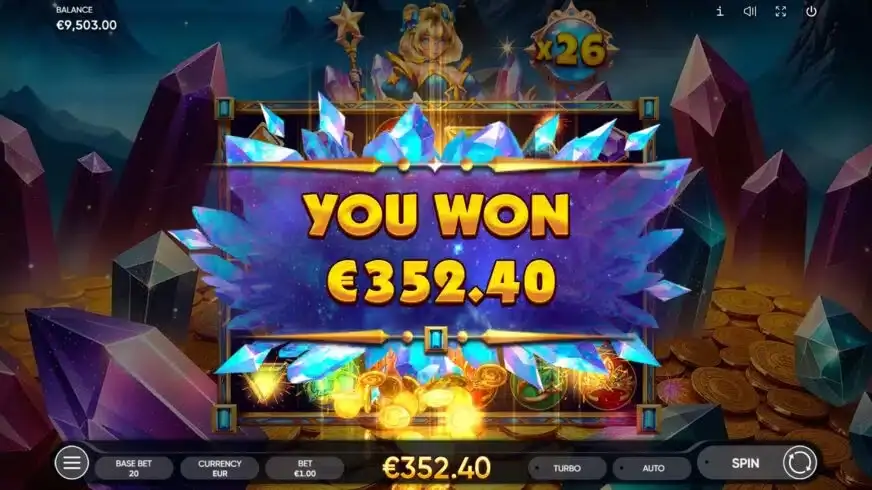 Starshine Crystals slot screenshot 6