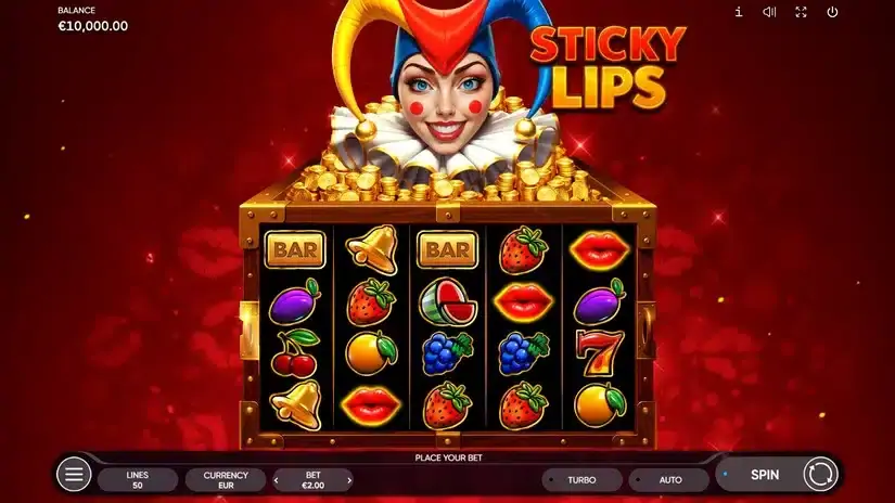 Sticky Lips slot screenshot 1