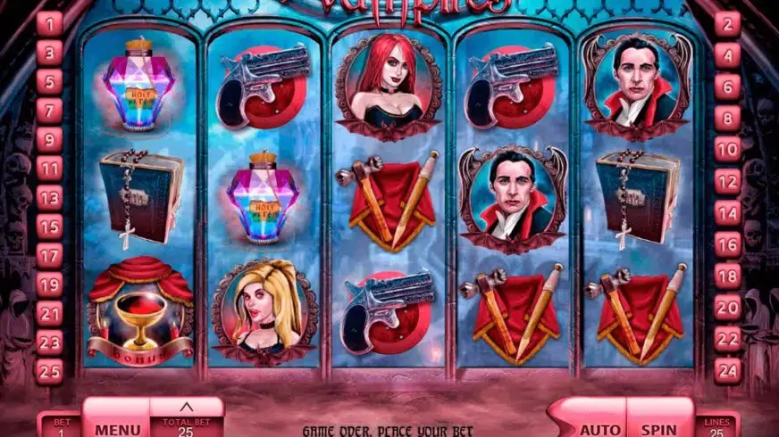 The Vampires slot screenshot 4