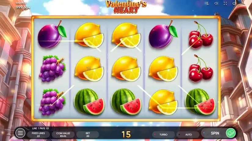 Valentine’s Heart slot screenshot 4