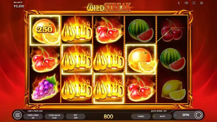 Wild Streak slot screenshot 4
