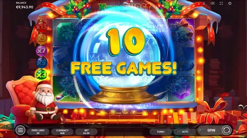 Xmas Burst slot screenshot 5