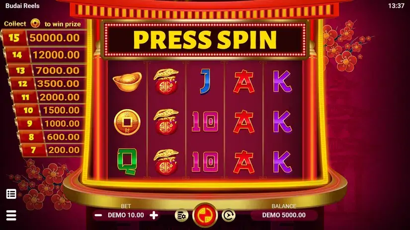 Budai Reels slot screenshot 