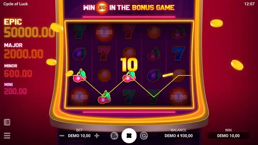 Cycle of Luck slot screenshot 2