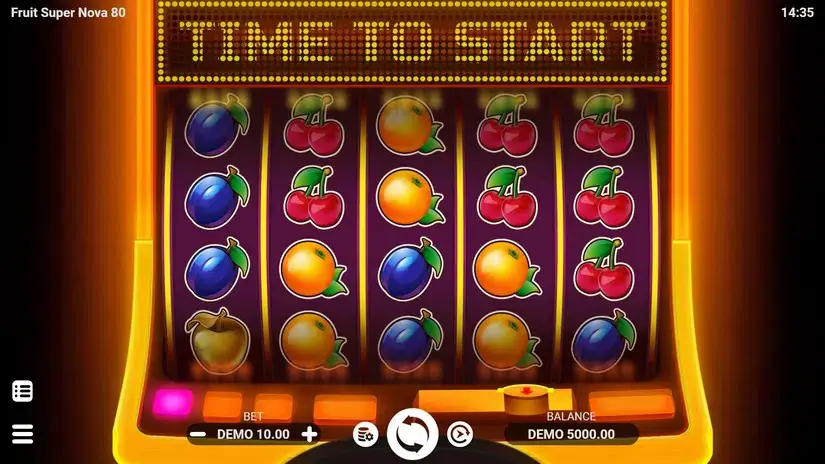 Fruit Super Nova 80 slot screenshot 