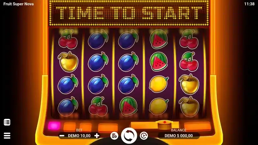 Fruit Super Nova slot screenshot 1