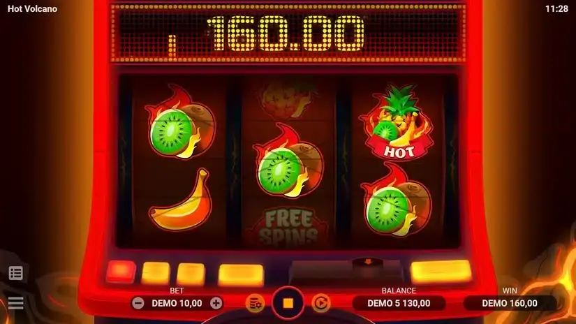 Hot Volcano slot screenshot 4