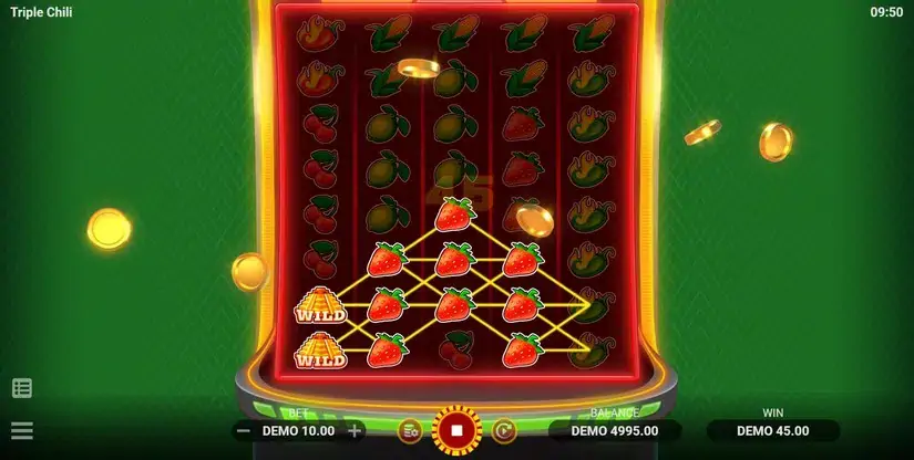 Triple Chili slot screenshot 2