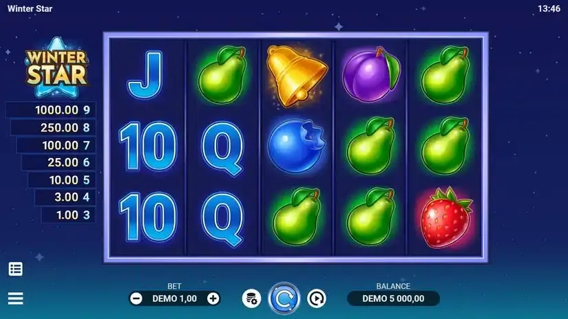 Winter Star slot screenshot 1