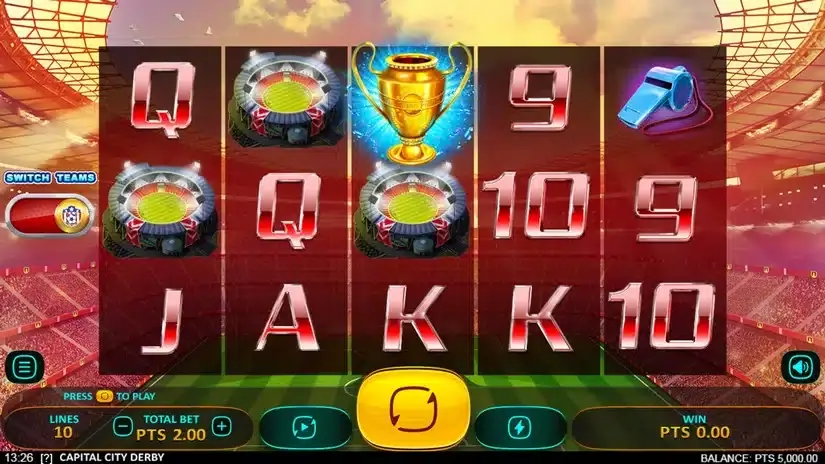 Capital City Derby slot screenshot 2