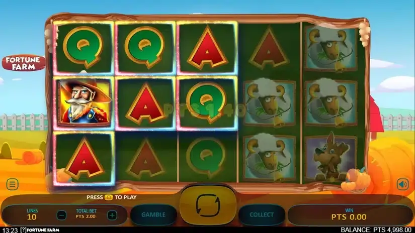 Fortune Farm slot screenshot 2